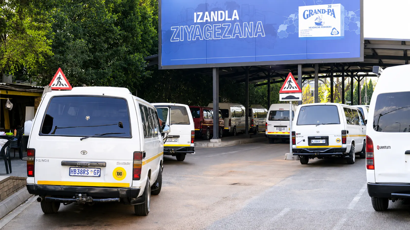 Rosebank Taxi Rank Transport Scene